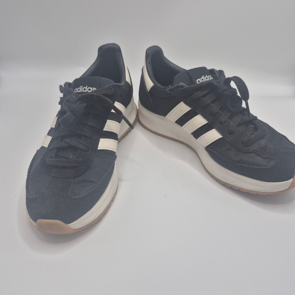 Adidas Cloudfoam Comfort Black White Gum Sneakers IH8595 Mens 8 Womens 9.5
